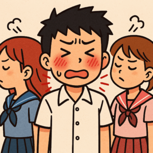 2人の女子に振られる中学二年生