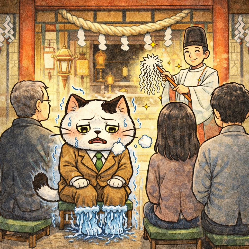 足が凍っている様子