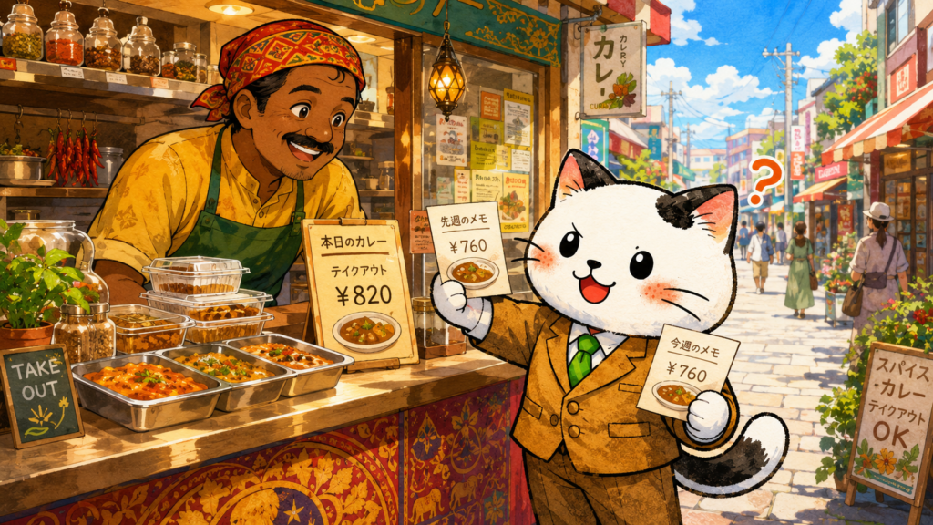 料金が違うことに驚くふくまる