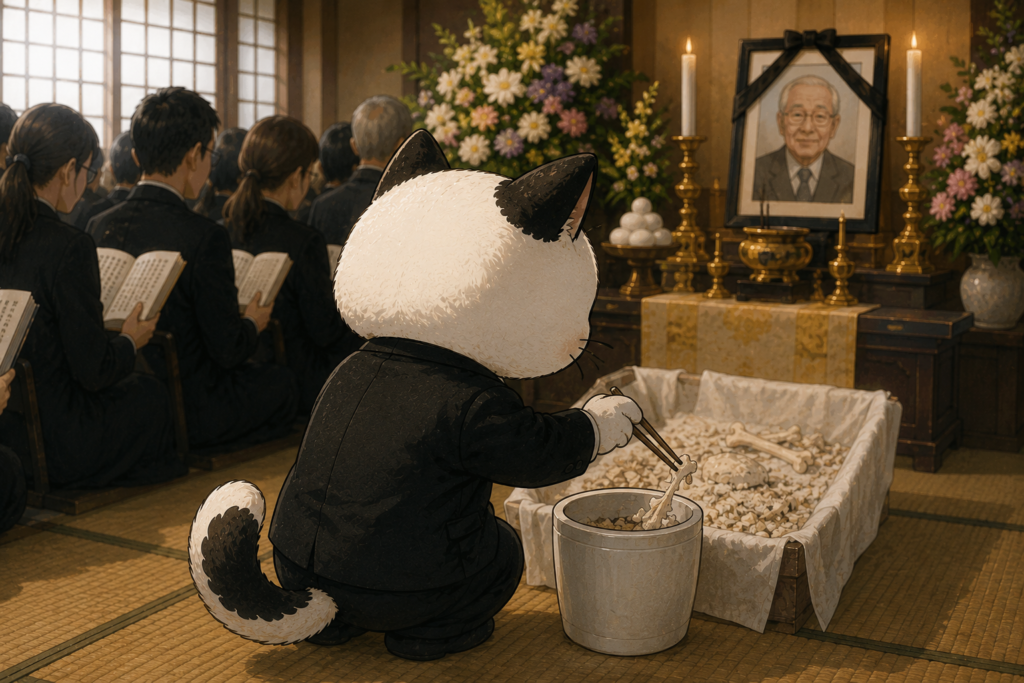 骨を拾うフクマル