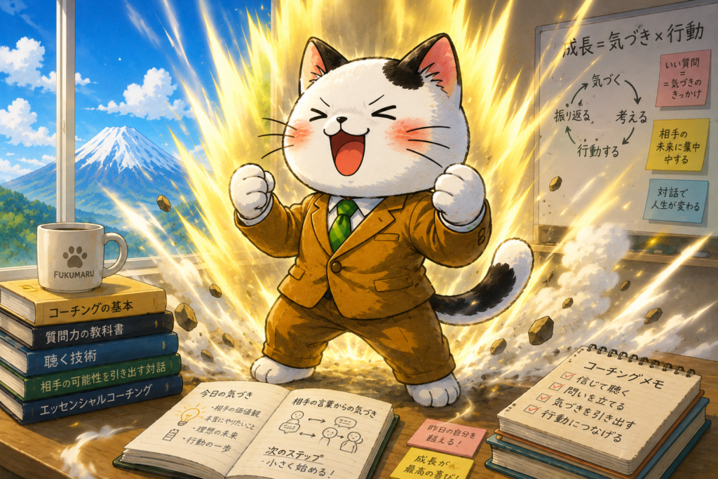 成長を感じて喜んでる筆者