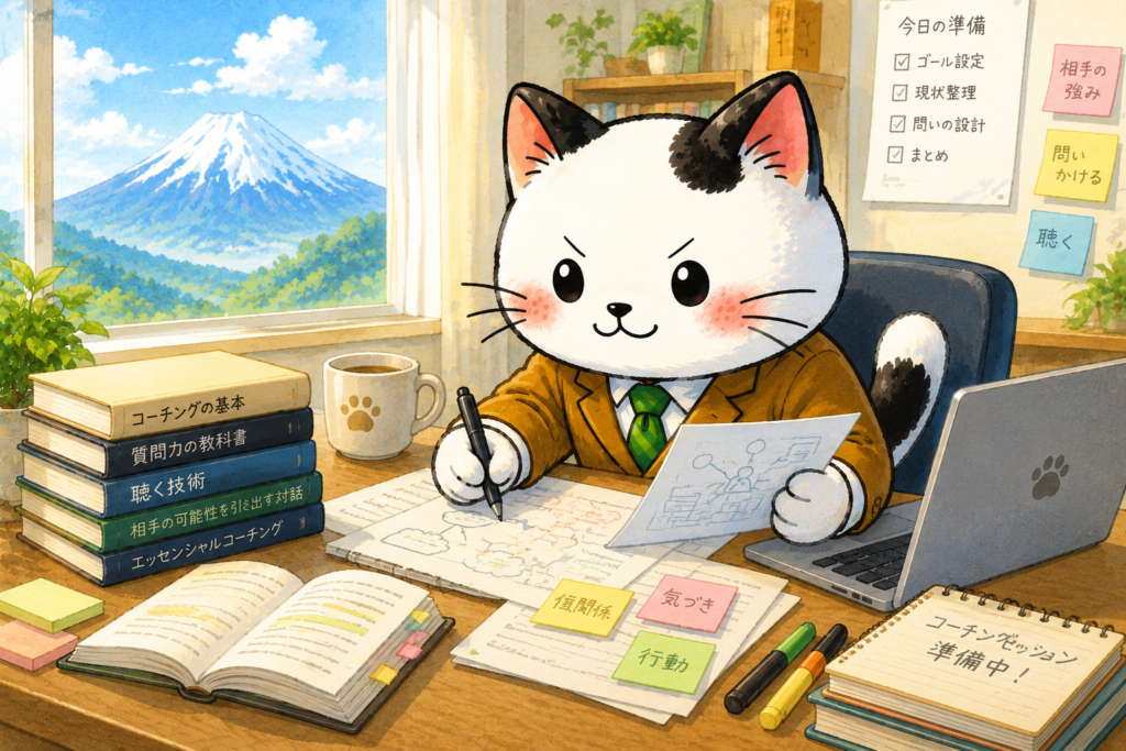 準備してるフクマル