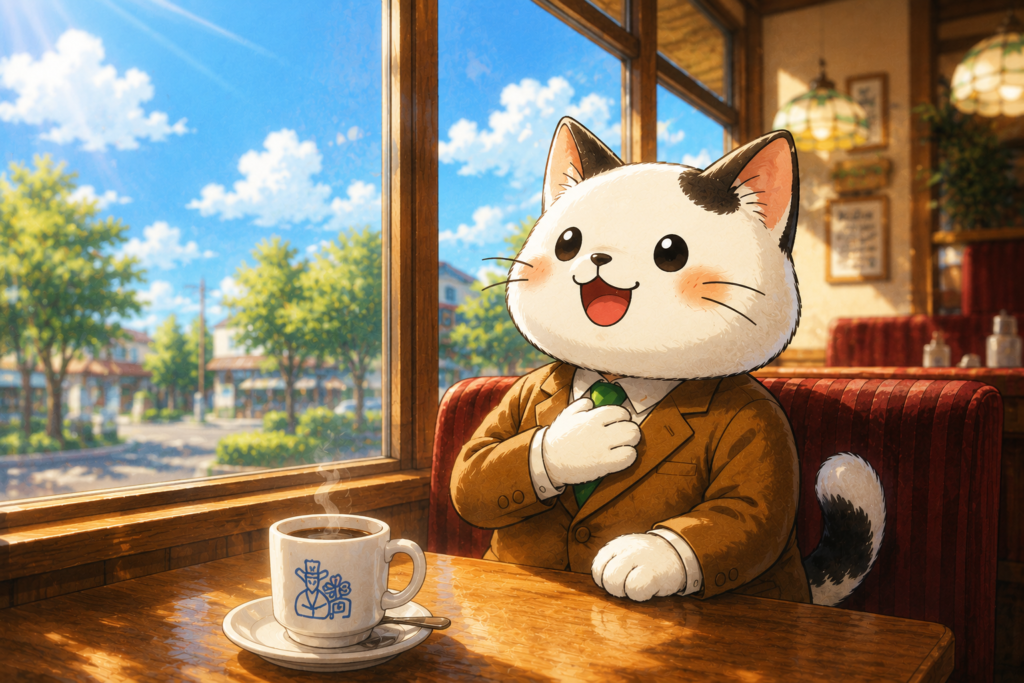 幸せな猫