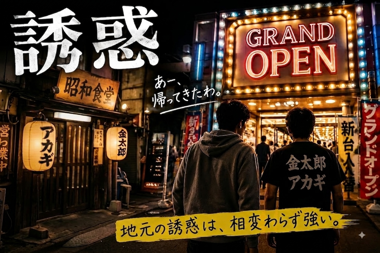パチンコ屋に挑むティー君